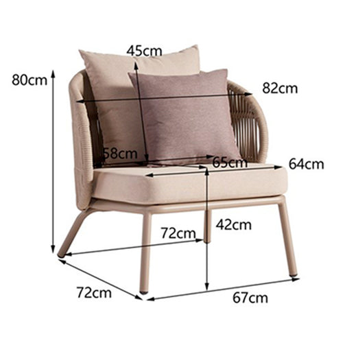 Kare Design Tuinmeubilair Sicily beige