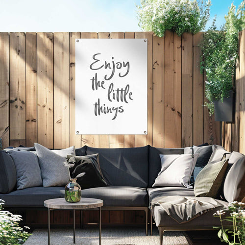 Reinders tuinposter Kleine Geluksmomenten - 80x60cm