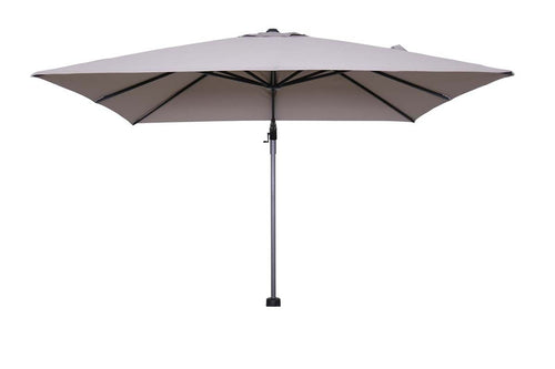 Hawaii parasol - 300x300 cm - carbon black - zand - vtwonen shop