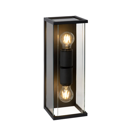 Lucide wandlamp CLAIRE - 2xE27 - Antraciet