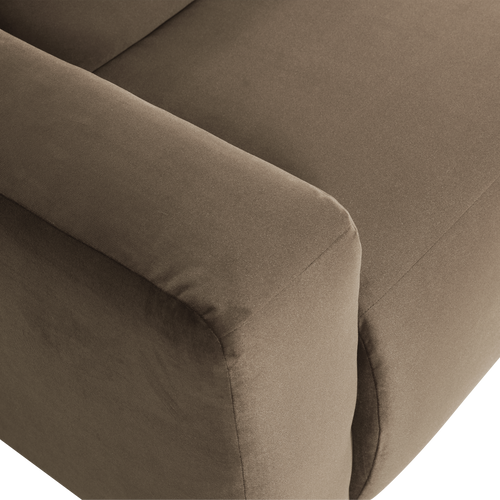 WOOOD 1-zits bank arm links Mojo Base - Velvet - Taupe - 74x105x97