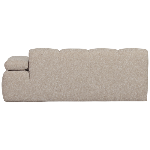 WOOOD 2-zits bank met arm rechts Mojo - Bouclé - Beige - 74x200x97 cm - vtwonen shop