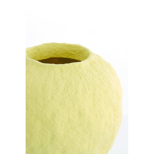 Light & Living vaas Pantoja - geel - Ø45cm - vtwonen shop