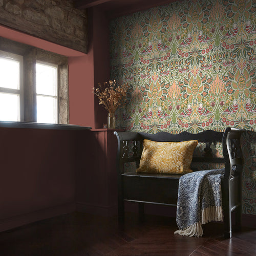 William Morris at Home Vliesbehang - Dove & Rose Olive - 1000x52 - vtwonen shop