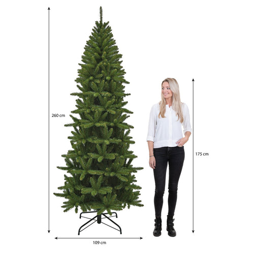 Triumph Tree Matterhorn Smalle Kunstkerstboom - H260 x Ø109 cm - Groen