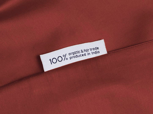 Yumeko dekbedovertrek katoen satijn radiant red 140x220 + 1/60x70 - vtwonen shop