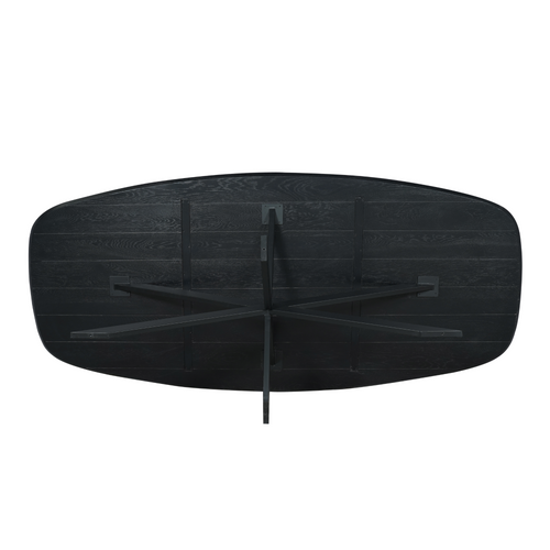 Starfurn  eettafel Ferris - zwart - 100x200x76cm - vtwonen shop