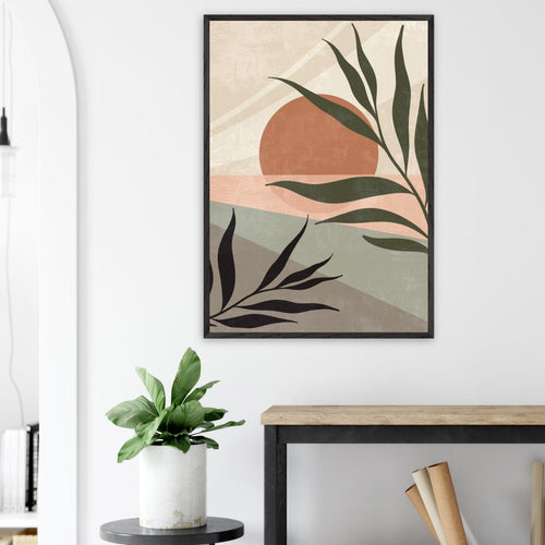 Artfulprints Poster Boho – Earth tones   - 70x100 cm - beige