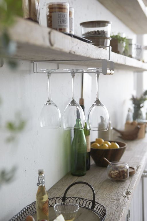 Yamazaki Wijnglazenhouder Hangend - Tosca - Wit - vtwonen shop