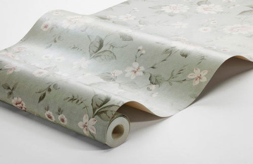 Borastapeter behang bloemen groen - 53 cm x 10.05 m - 660231 - vtwonen shop