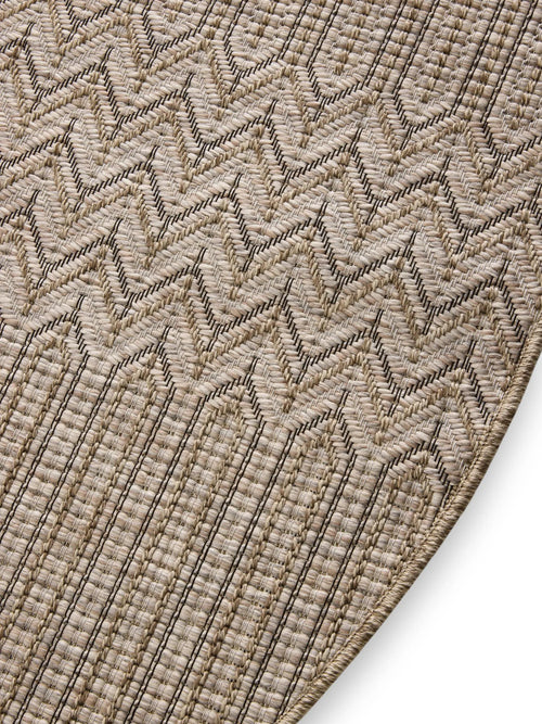 benuta binnen- en buitenkleed Naoto - beige - ø 160 cm