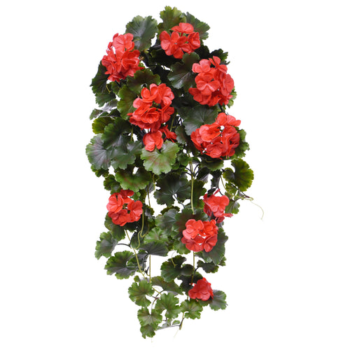 Maxifleur Kunst Hanggeranium 65cm UV Rood