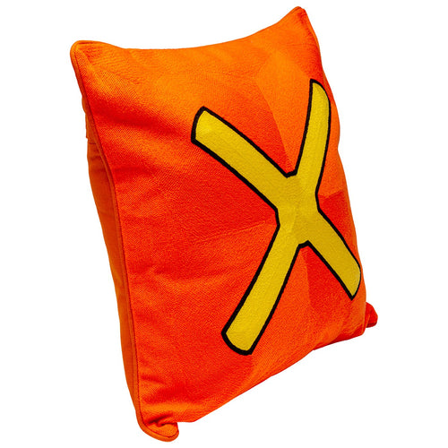 Kare Design Kussen Icon kruis oranje en geel