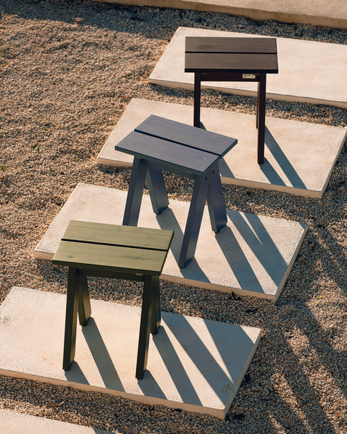 noo.ma Navo kruk - Outdoor pine, Forest Green, compact 45 x 42 x 12 cm