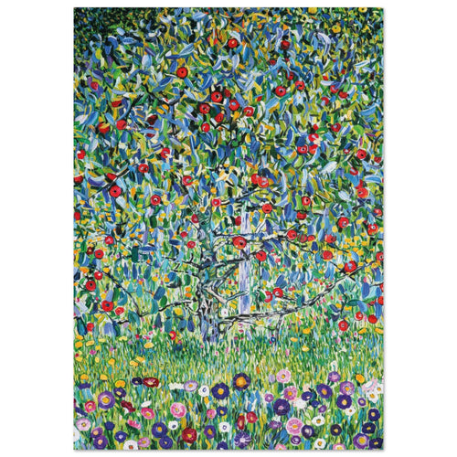Artfulprints Poster met Lijst Gustav Klimt - Apple tree   - 30x40 cm - Groen