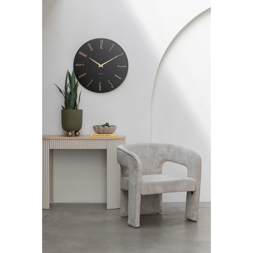 Karlsson wandklok Esmerado Large - zwart - Ø60cm