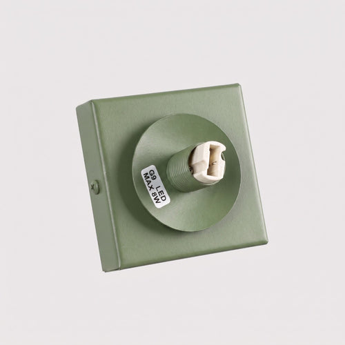 Sollux Lighting Plafondlamp YOLI 1 olijfgroen - 12x12x14,5cm