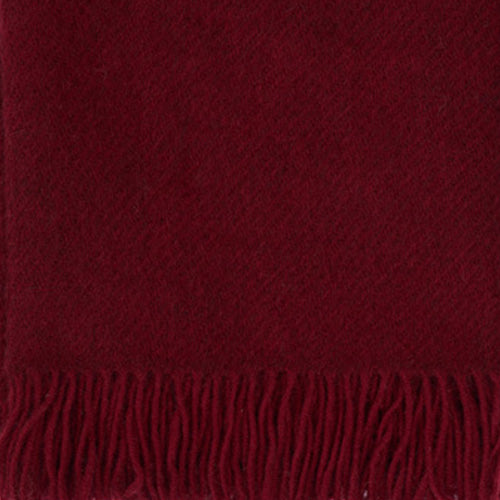Klippan 100% wollen deken - Gotland - Burgundy -  130x200cm