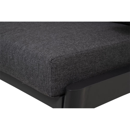 Lesli Living loungebank Florence - antraciet - 200x85x94cm