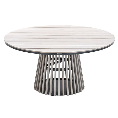 Garden Impressions tuintafel Annie light teak vironwood Ø148x72 cm