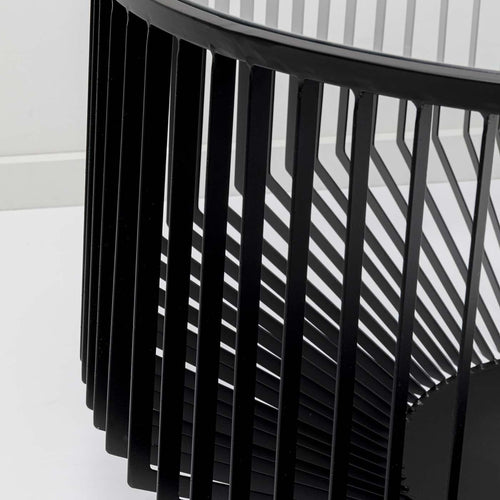 Kare Design Salontafel Corinne Ø80cm zwart - vtwonen shop