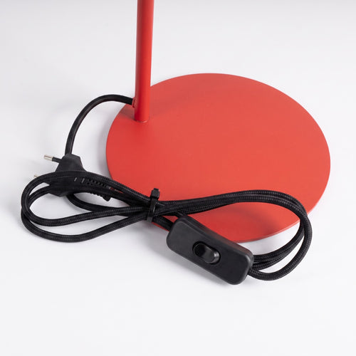 Sollux Lighting Tafellamp NOX rood - 18x18x35cm