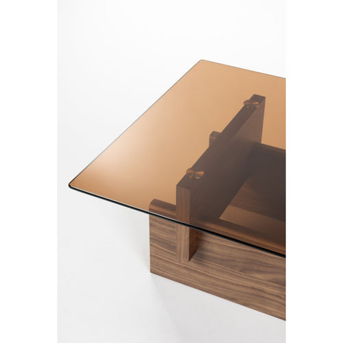 Dutchbone Lucifer Salontafel Walnootfineer - Bruin