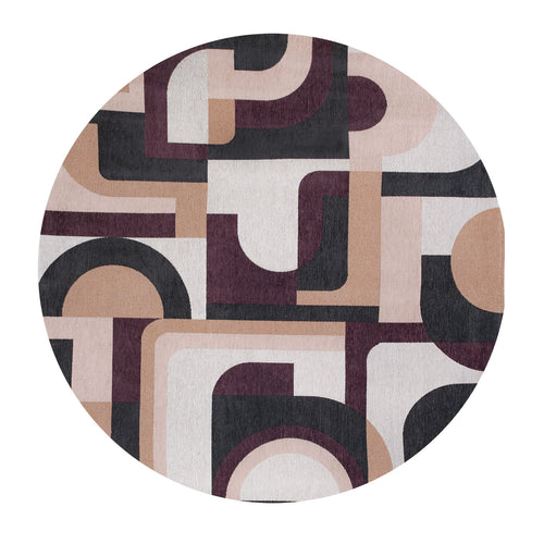 Louis De Poortere vloerkleed Pink Rohe - roze - 140x140cm - vtwonen shop