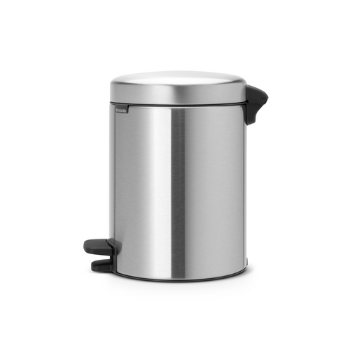 Brabantia NewIcon Pedaalemmer, 2x2 liter, 2 kunststof binnenemmers - Matt Steel