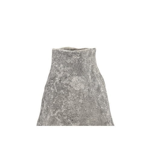 S|P Collection - Vaas 17xH33,5cm antraciet Cave - vtwonen shop