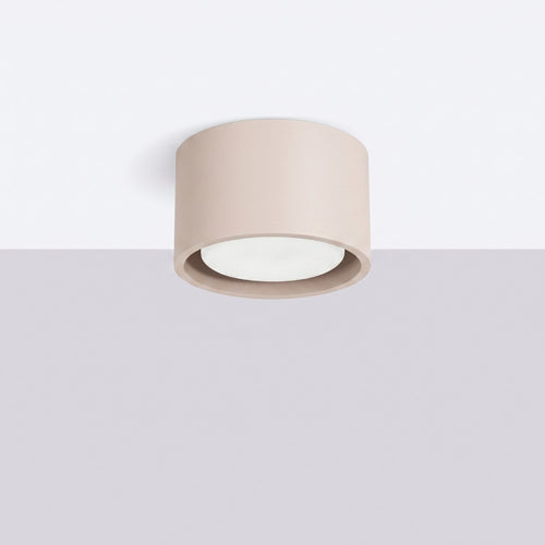 Sollux Lighting Plafondlamp MODO 1 taupe Gx53 - 10x10x6cm