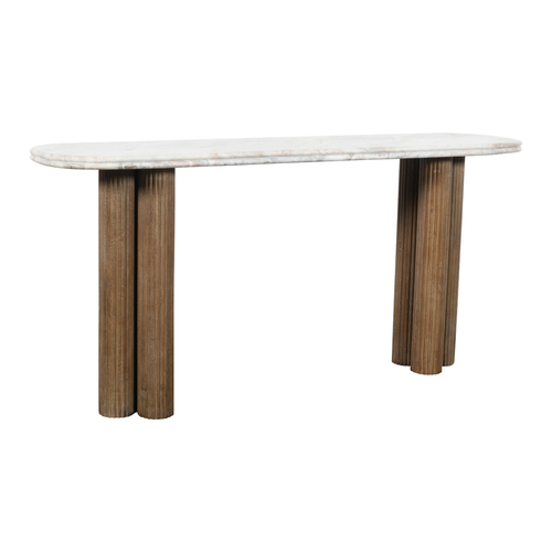 Signature - BUREN Design haltafel - Beige - 38x165x77 cm