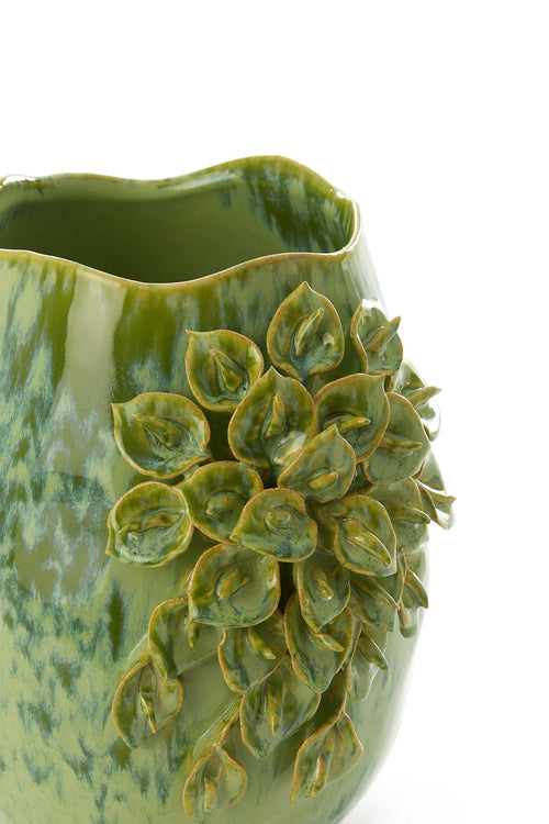 Light & Living vaas AMIATA - 23x20.5x26cm - groen - vtwonen shop