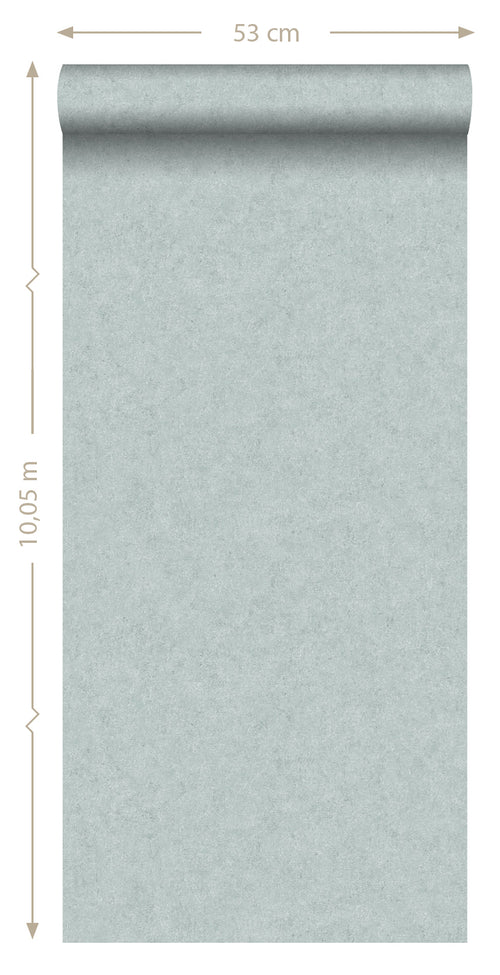 ESTAhome behang betonlook zeegroen - 53 cm x 10.05 m - 138237