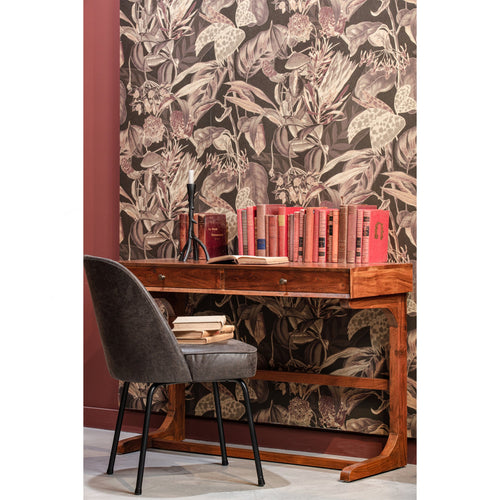 WOOOD eetkamerstoelen Vogue - Leer - Zwart - Set van 6