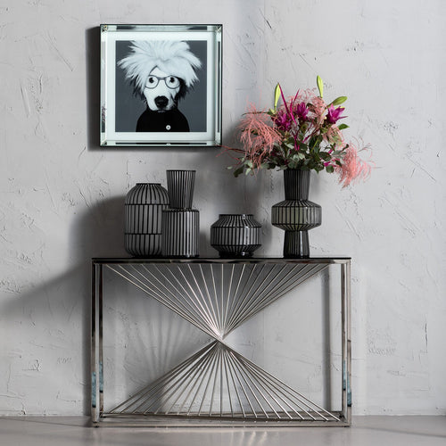 Kare Design Console Laser 120x40cm zilver - vtwonen shop