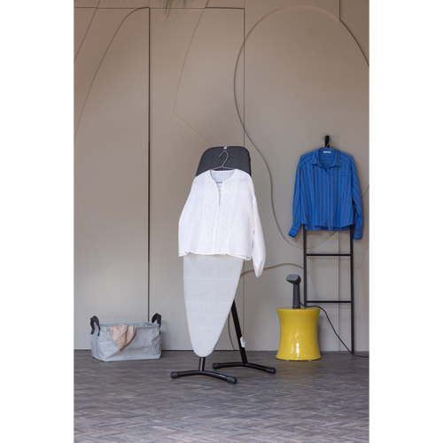 Brabantia Stoombord en strijkplank D, 135x45 cm, hittebestendige parkeerzone - Denim Grey