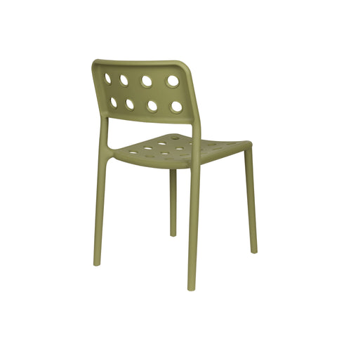 Housecraft Living Serra Tuinstoel/ Eetkamerstoelen Kunststof Groen - Set van 4 - vtwonen shop