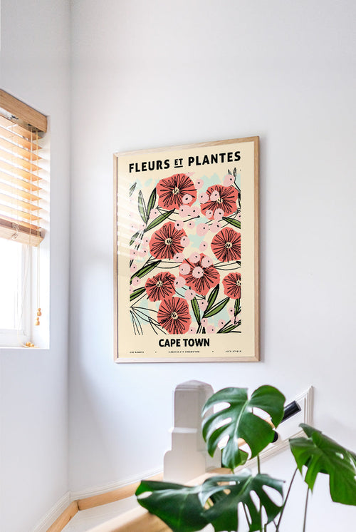 Zoe - Fleurs et Plantes - Cape town - PSTR studio Kunst Poster - vtwonen shop