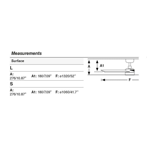Faro Rudder Rudder inbouw plafondventilator 132 cm LED matzwart, walnootkleurige bladen CCT, 3 omkeerbare bladen