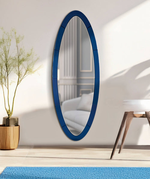 Mauro Ferretti wandspiegel - 55x2x150 cm - blauw