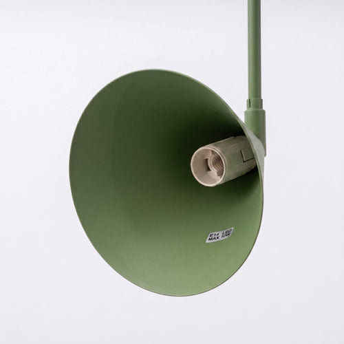 Sollux Lighting Wandlamp NOX 1 olijfgroen met schakelaar - 14x61x30cm