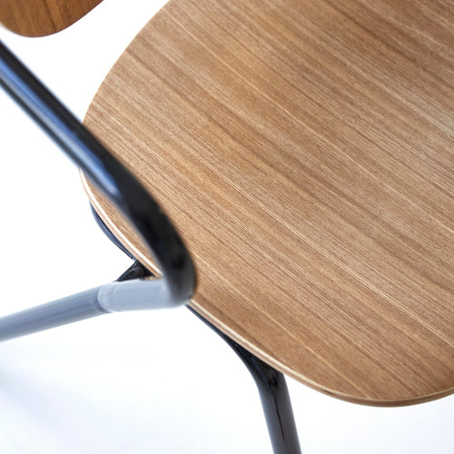 Tikamoon Stoel van essenhout en metaal - Naturel - vtwonen shop