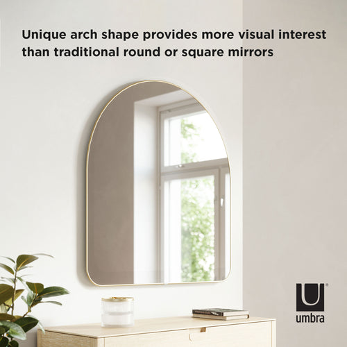 Umbra Hubba Arched spiegel van 86 x 91 cm - vtwonen shop