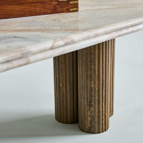 Signature - BUREN Tafel - Bruin - 120x50x41,5 cm