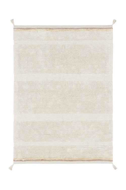 Lorena Canals wasbaar vloerkleed Bloom Naturel