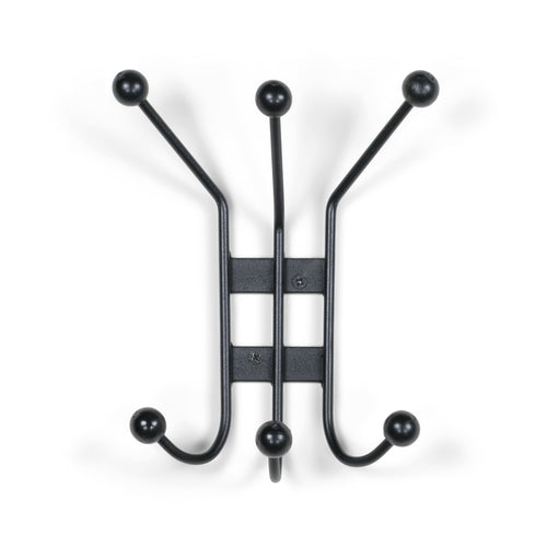 Spinder Design Wandkapstok Barato 1 - Zwart