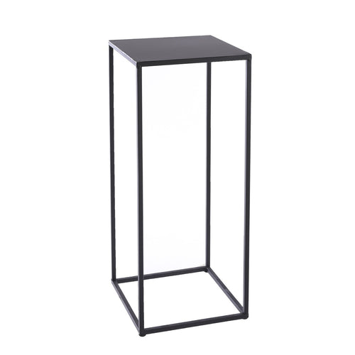 Mica Decorations Quinty Bijzettafel - Set van 3 - L30 x B30 x H70 cm - Metaal - Zwart
