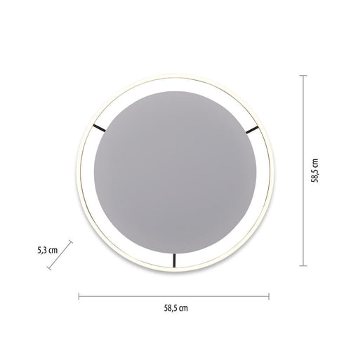 Paul Neuhaus plafondlamp Ritus - 1 lichts - 58.5  x 5.3   cm - antraciet - vtwonen shop