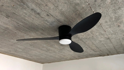 Freelight plafondventilator Brezza - 1 lichts - 132  x 22   cm - zwart - vtwonen shop